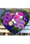 Heart of flowers gift box